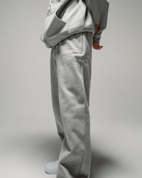 Nike SOLO SWOOSH Brushed-Back FLEECE Open-Hem Pants | FN3342-063